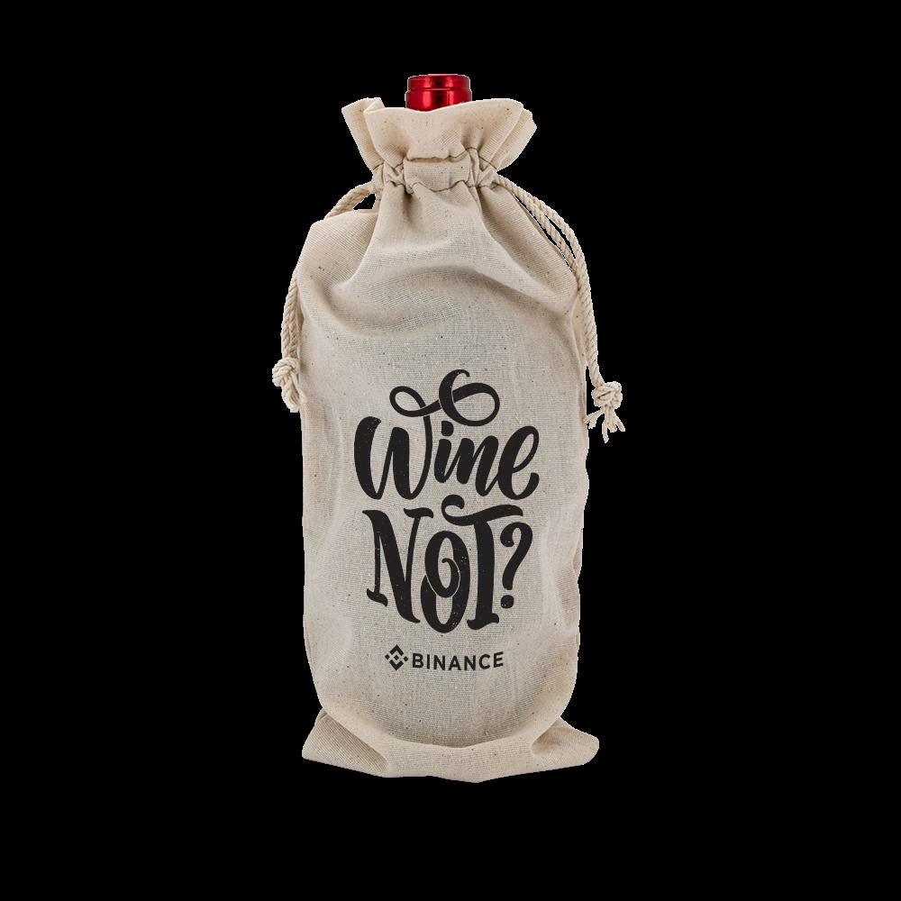 Linen Wine Gift Bag