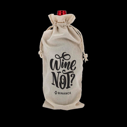 Linen Wine Gift Bag