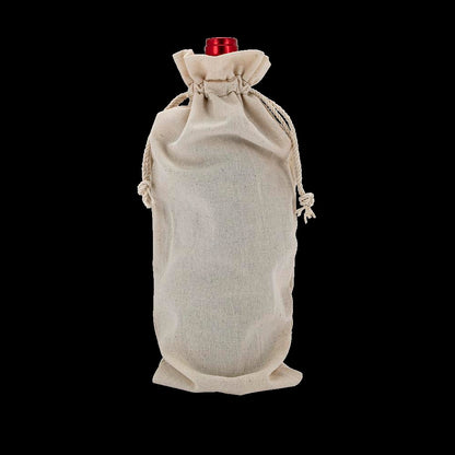 Linen Wine Gift Bag