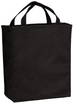 Black Port Authority Ideal Twill Grocery Tote. B100
