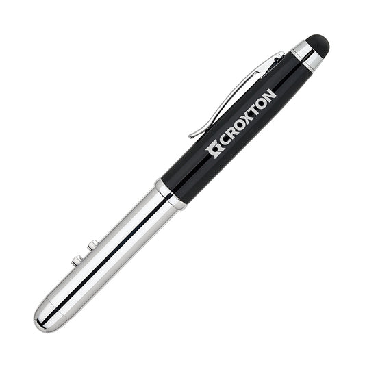 Black Versatile 4-in-1 Ballpoint Pen