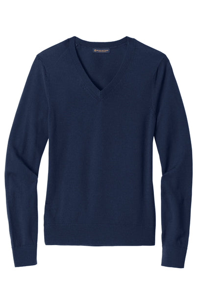 Brooks Brothers Women's Washable Merino V-Neck Sweater BB18411