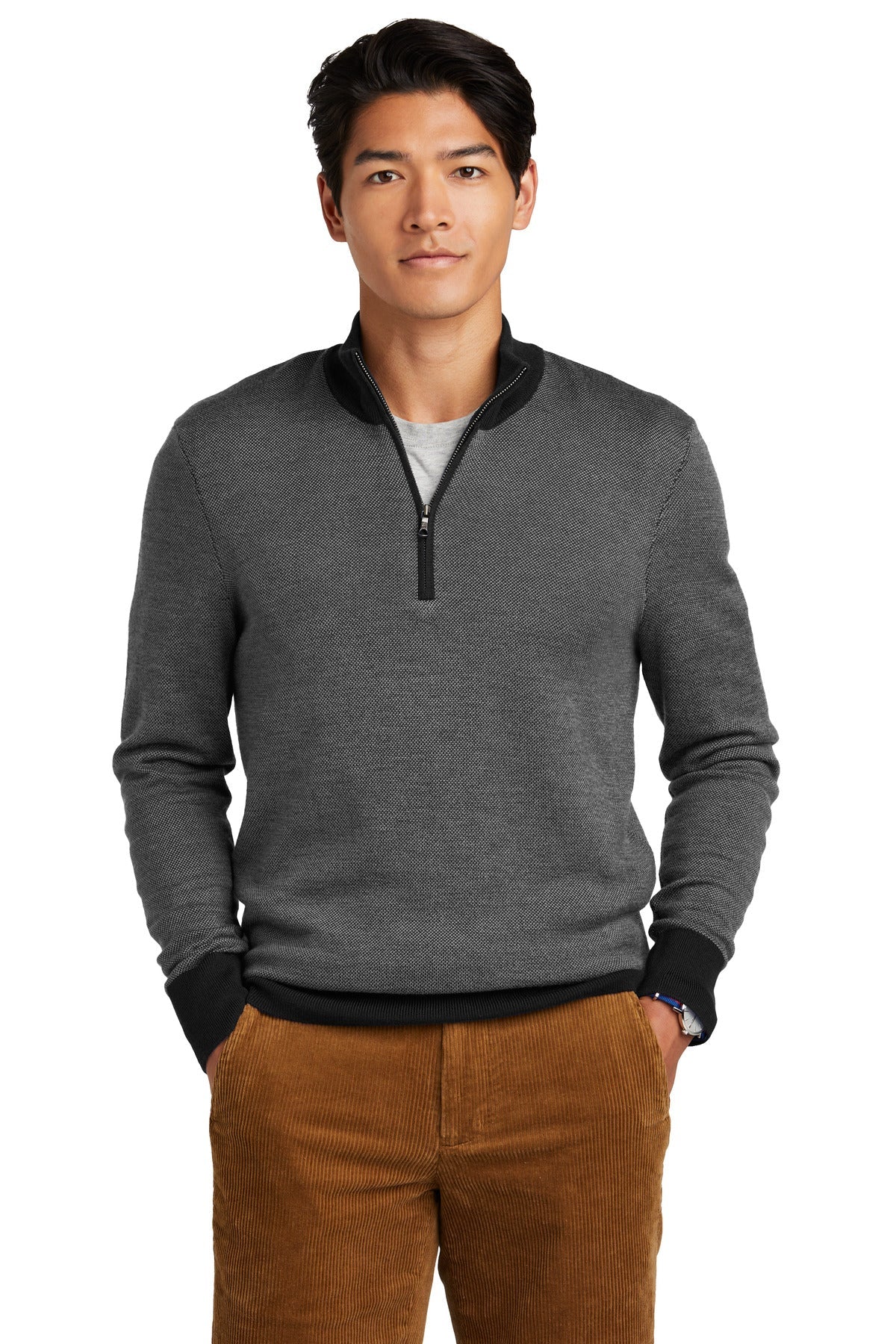 SanMar BB18412_deepblack_shadowgrey_model_front.jpg?v=1762287610