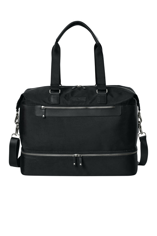 Front View of DeepBlack Brooks Brothers Oxford Weekender BB18882