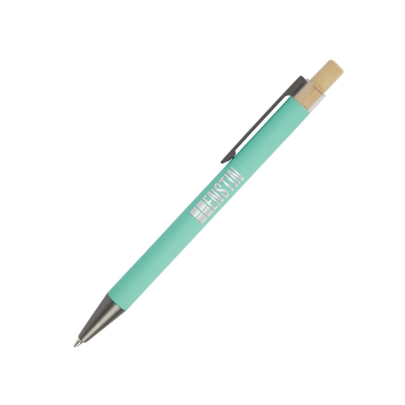 Arundi Recycled Aluminum Pen With Bamboo Plunger