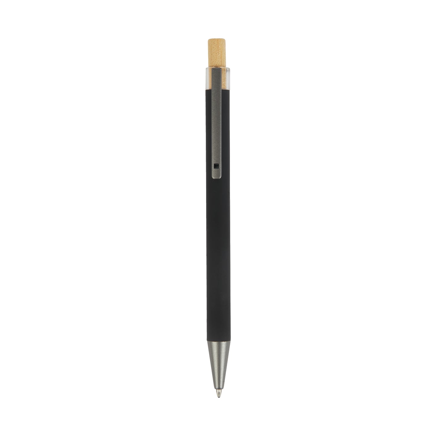 Arundi Recycled Aluminum Pen With Bamboo Plunger