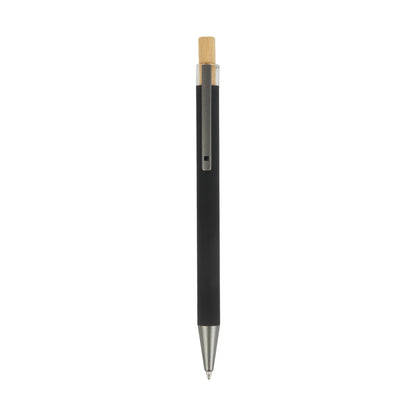 Arundi Recycled Aluminum Pen With Bamboo Plunger