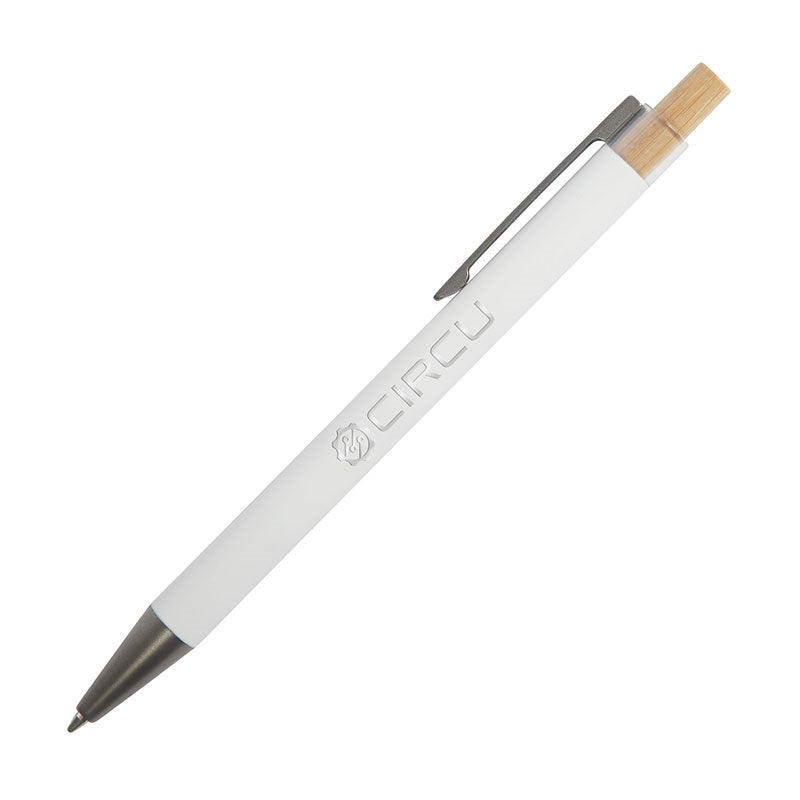 Arundi Recycled Aluminum Pen With Bamboo Plunger