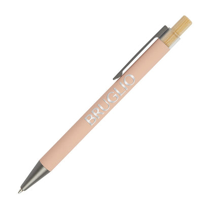 Arundi Recycled Aluminum Pen With Bamboo Plunger