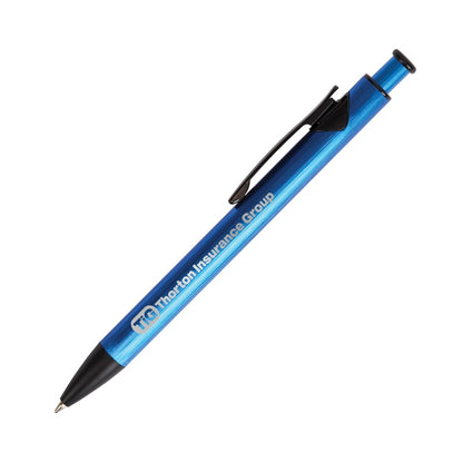 Illuminate Recycled Aluminum Plunge-Action Pen