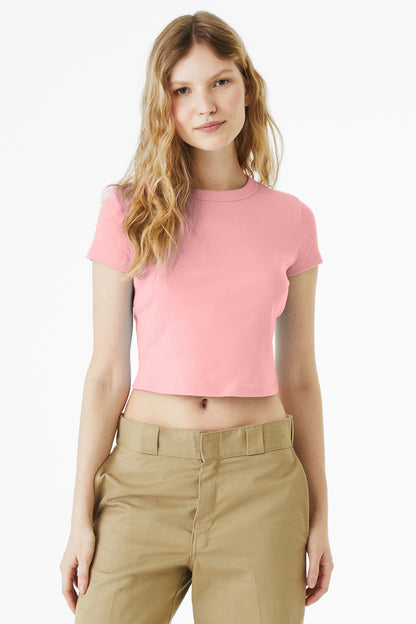 BELLA+CANVAS Women's Micro Rib Baby Tee BC1010