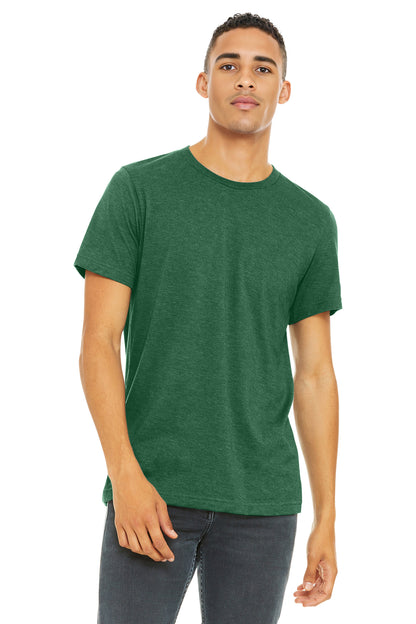 SanMar BC3001CVC_heathergrassgreen_model_front.jpg
