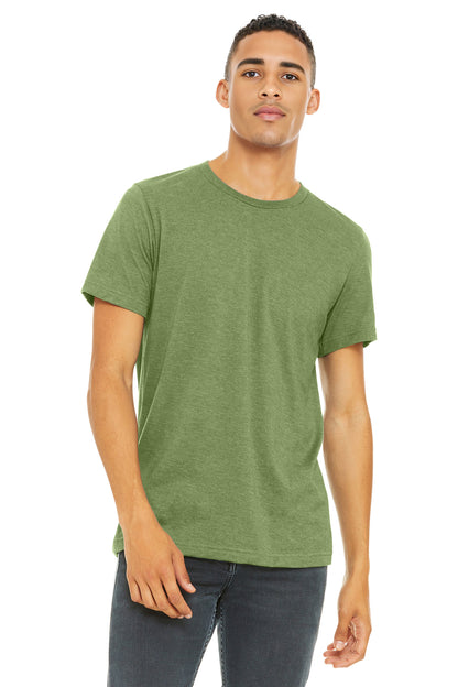 SanMar BC3001CVC_heathergreen_model_front.jpg