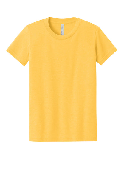 BELLA+CANVAS Youth Heather CVC Tee BC3001YCVC