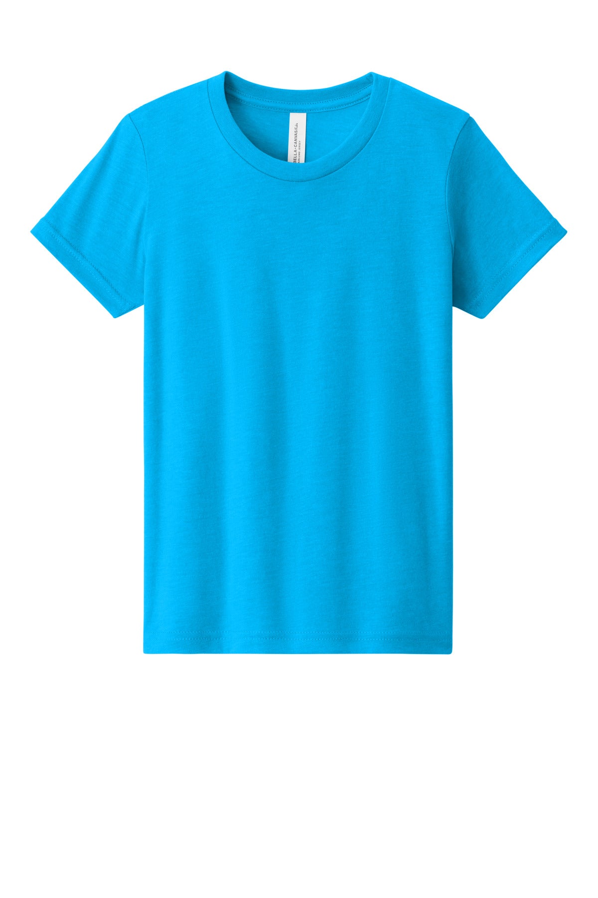 SanMar BC3001YCVC_neonblue_flat_front.jpg