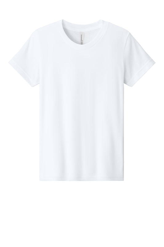 SanMar BC3001YCVC_solidwhiteblend_flat_front.jpg