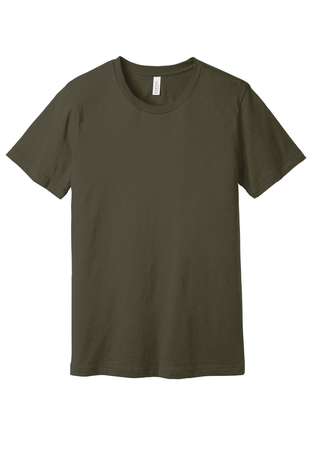 SanMar BC3001_darkolive_flat_front.jpg