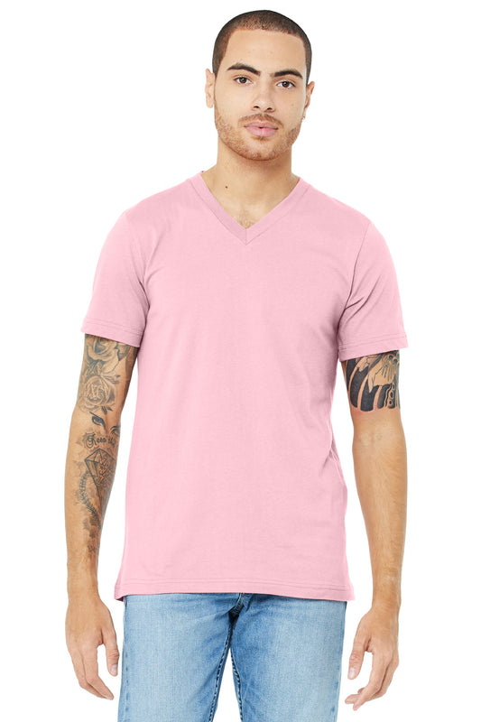 BELLA+CANVAS Unisex Jersey Short Sleeve V-Neck Tee. BC3005
