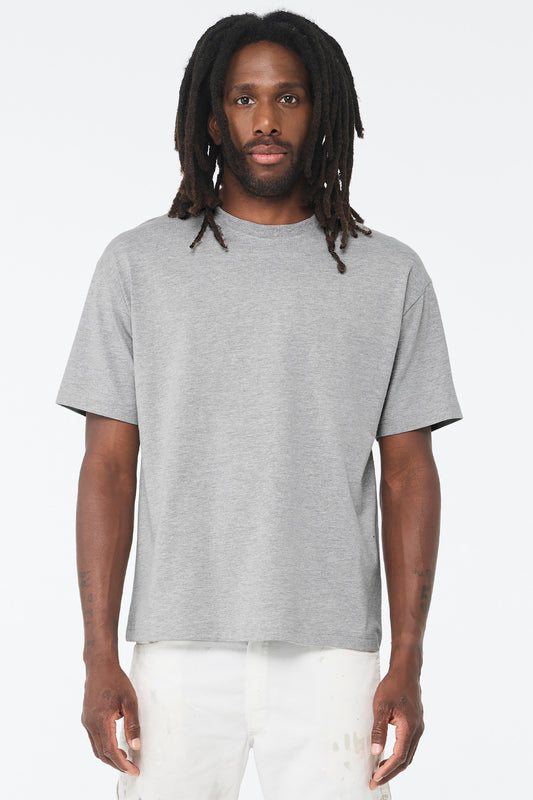 Front View of AthlHthr BELLA+CANVAS Unisex 6-Ounce Heavyweight Tee BC3010  - XS