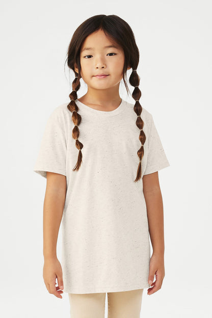 SanMar BC3413Y_oatmealtriblend_model_front.jpg?v=1762274203