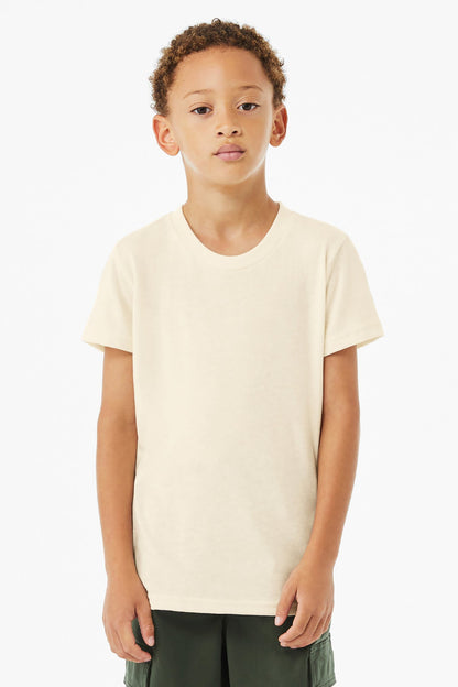 SanMar BC3413Y_solidnaturaltriblend_model_front.jpg?v=1762274203