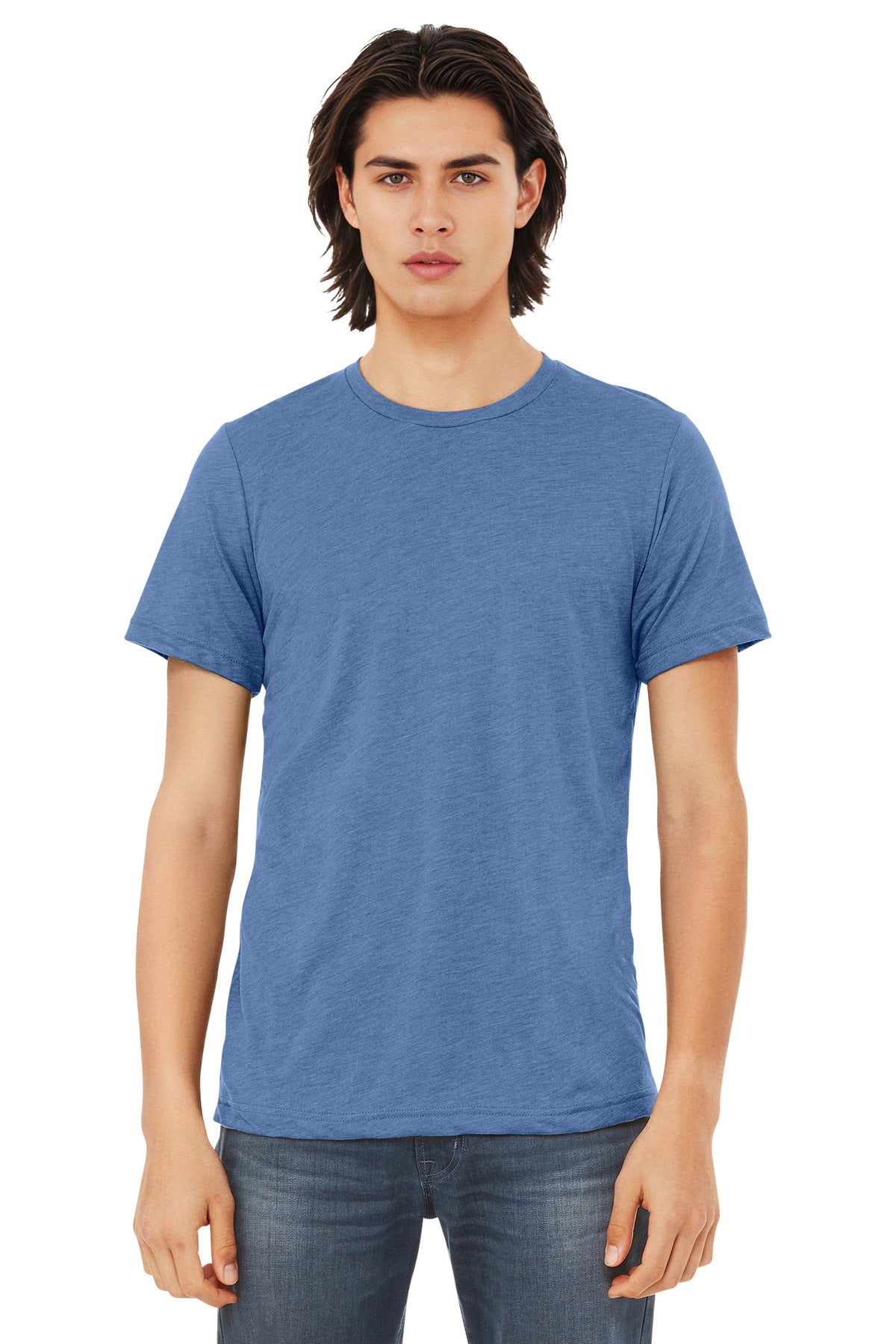 SanMar BC3413_bluetriblend_model_front.jpg