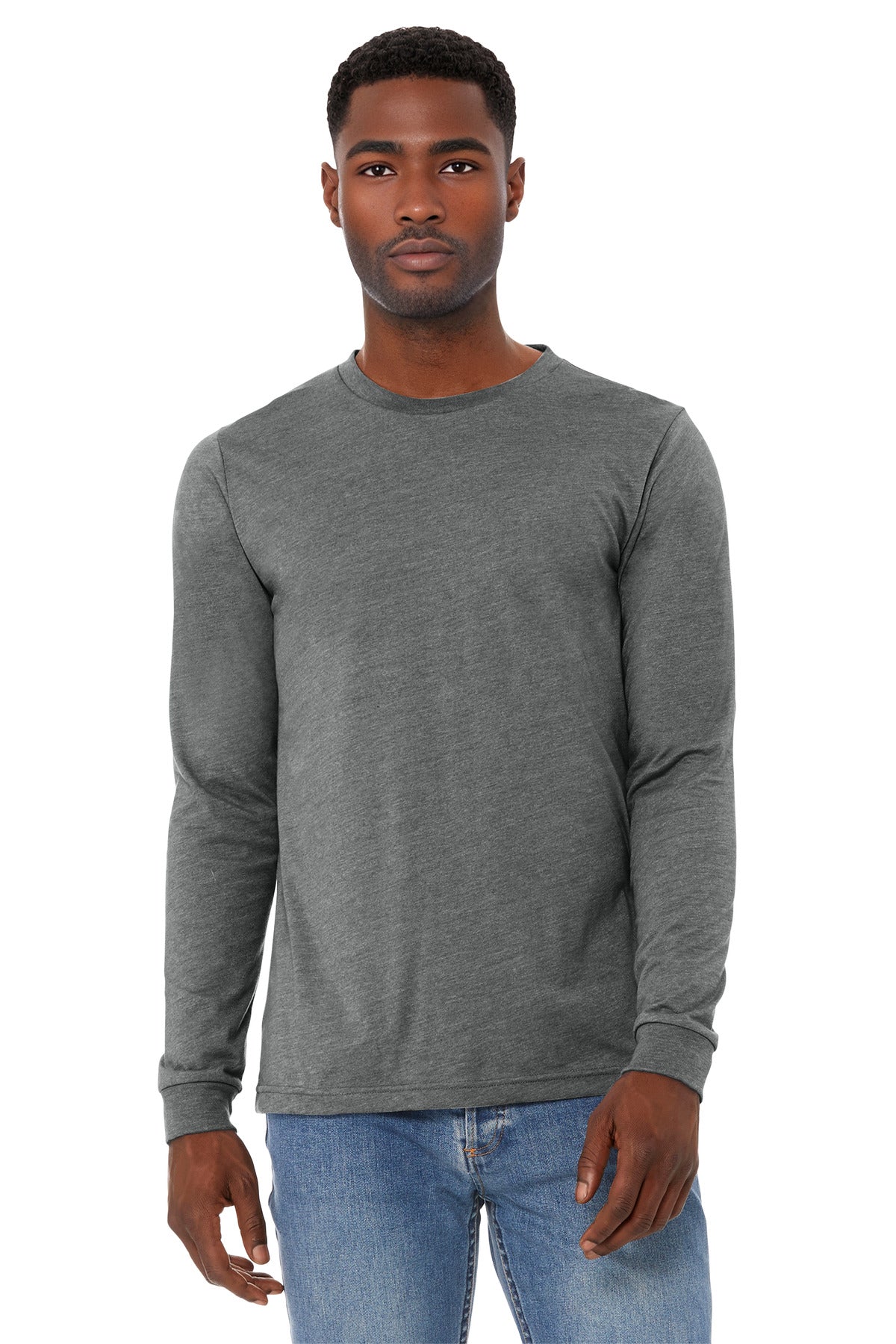 SanMar BC3501CVC_deepheather_model_front.jpg