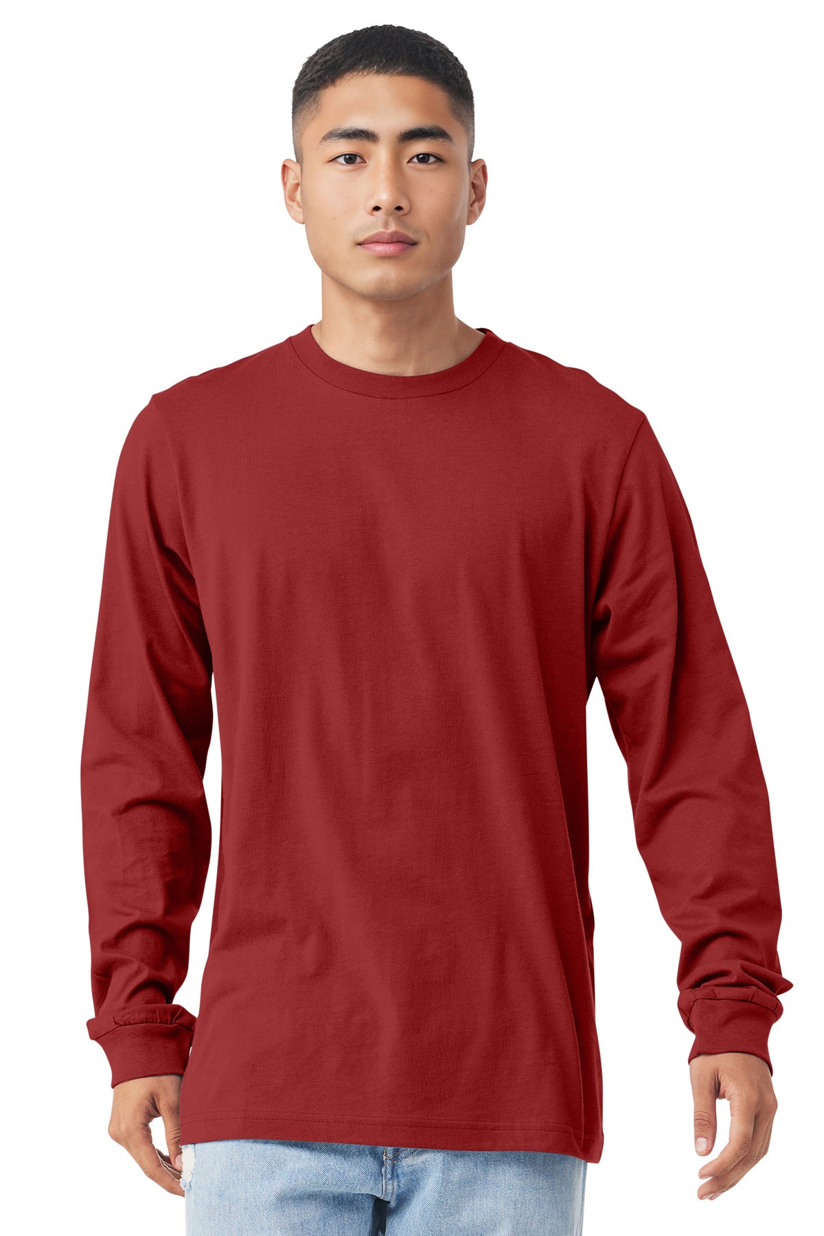 SanMar BC3501_canvasred_model_front.jpg