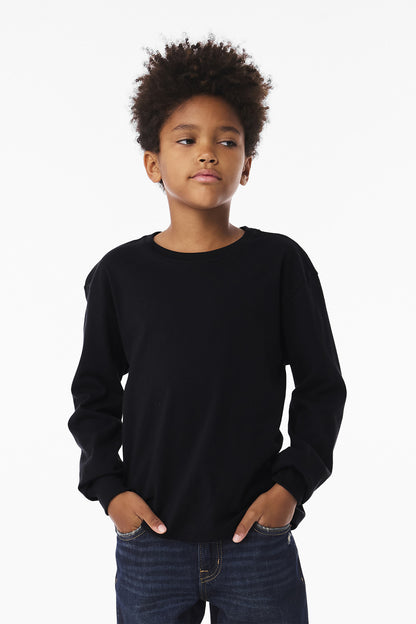 BELLA+CANVAS Youth 6-Ounce Heavyweight Long Sleeve Tee BC3511Y