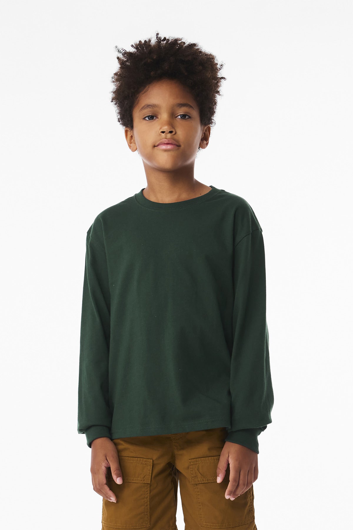 BELLA+CANVAS Youth 6-Ounce Heavyweight Long Sleeve Tee BC3511Y