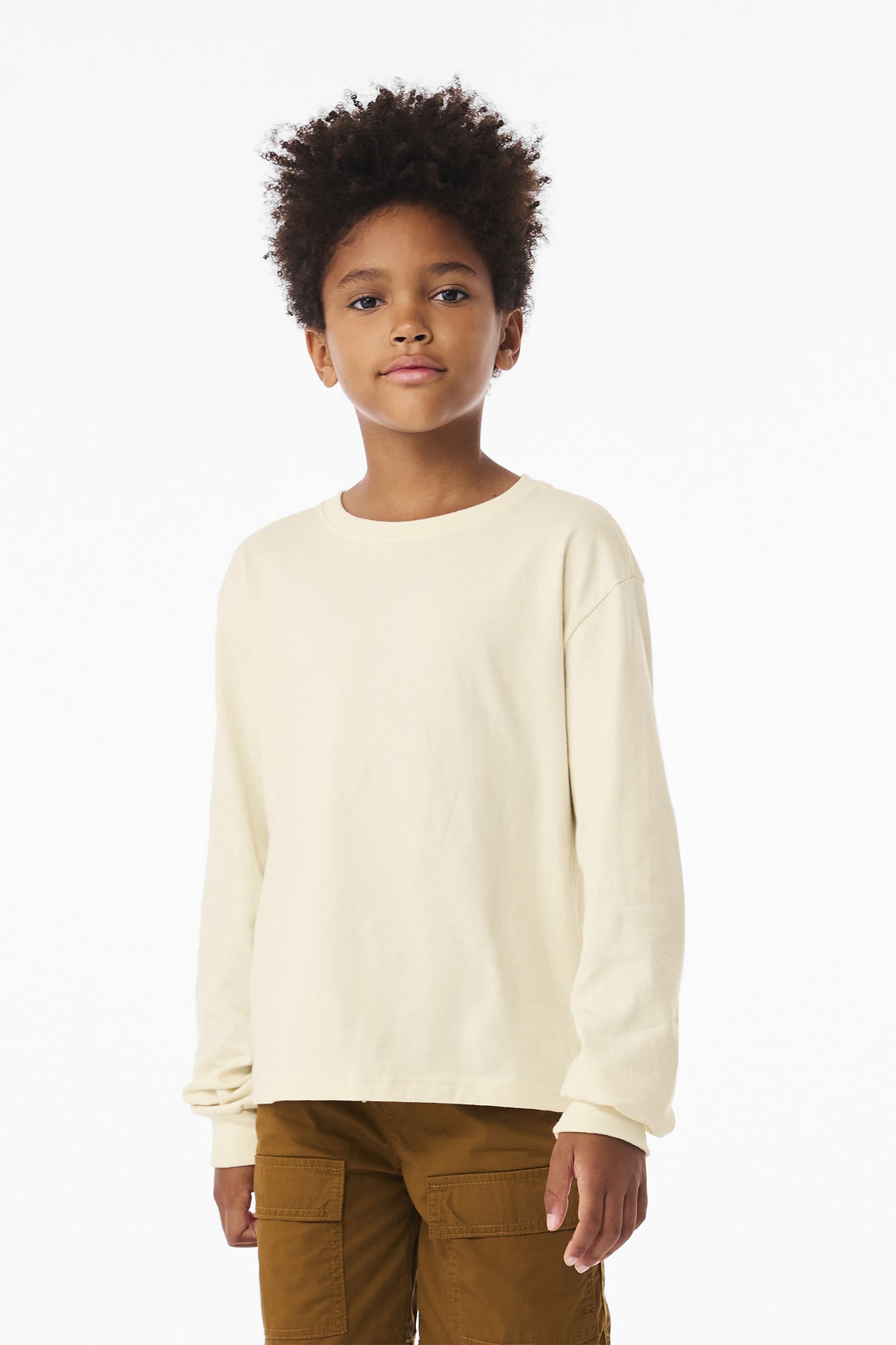 BELLA+CANVAS Youth 6-Ounce Heavyweight Long Sleeve Tee BC3511Y