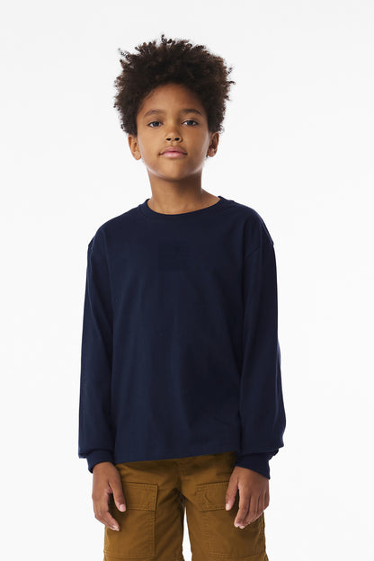 BELLA+CANVAS Youth 6-Ounce Heavyweight Long Sleeve Tee BC3511Y