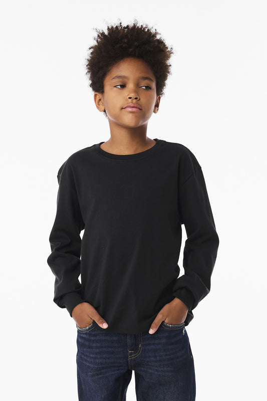 BELLA+CANVAS Youth 6-Ounce Heavyweight Long Sleeve Tee BC3511Y