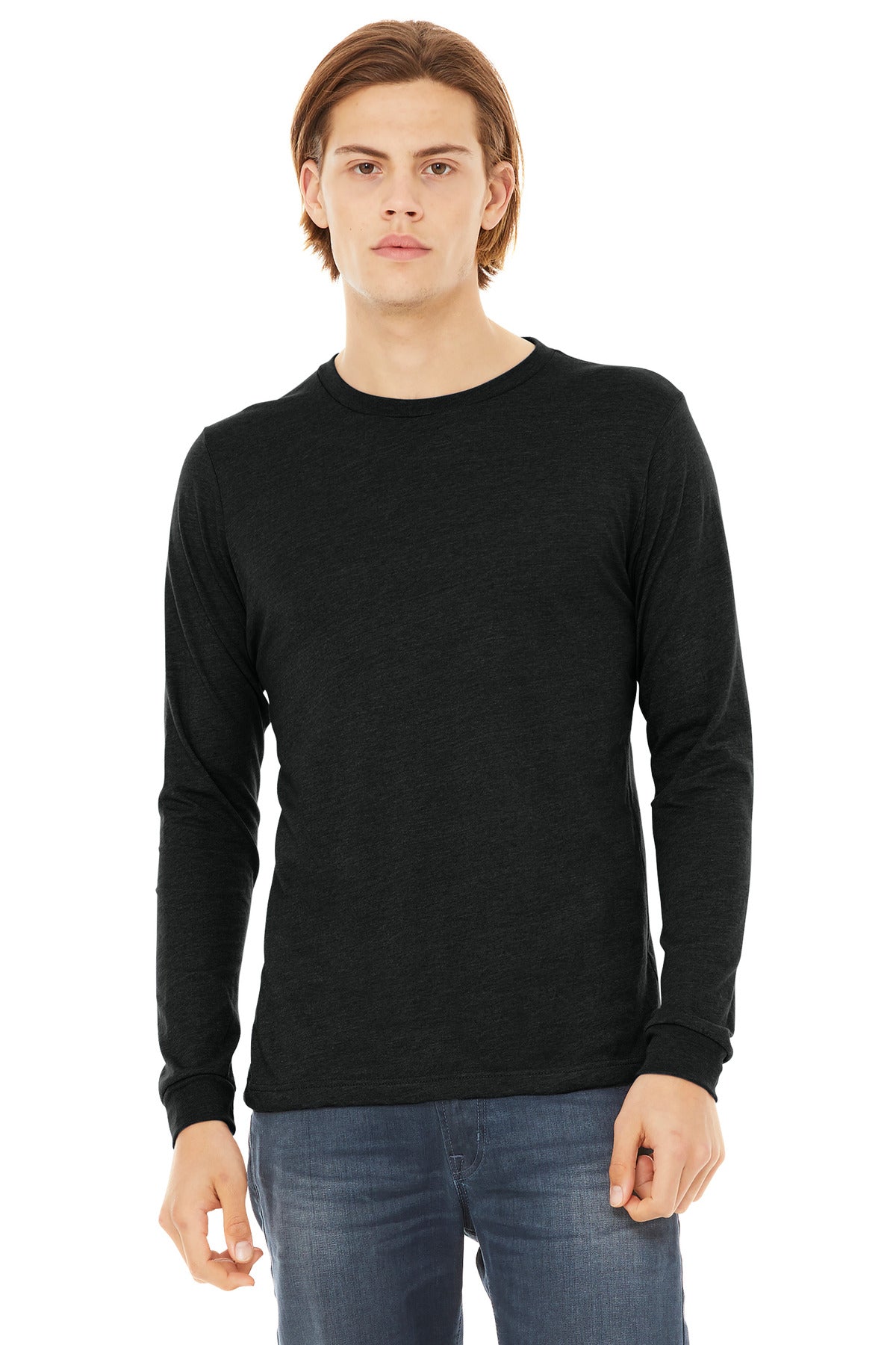 SanMar BC3513_charcoalblacktriblend_model_front_453814ea-78f9-476e-98b4-aa47b687b598.jpg?v=1762267943