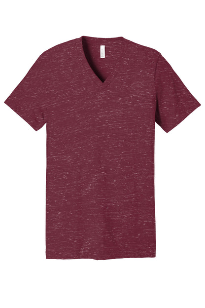 BELLA+CANVAS Unisex Textured Jersey V-Neck Tee BC3655