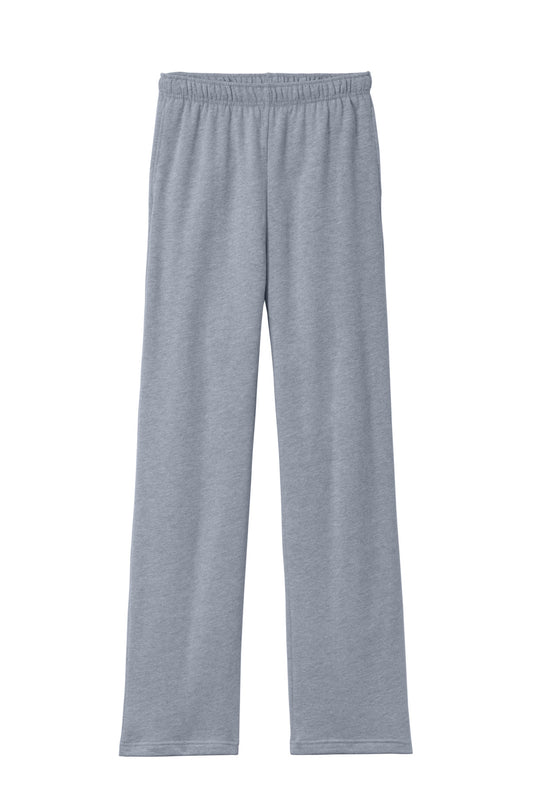 Front View of AthlHthr BELLA+CANVAS Unisex Sponge Fleece Straight Leg Sweatpant BC3725  - XS