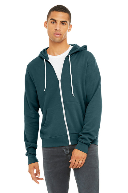 BELLA+CANVAS Unisex Sponge Fleece Full-Zip Hoodie. BC3739