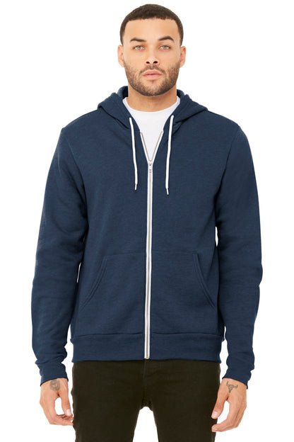 BELLA+CANVAS Unisex Sponge Fleece Full-Zip Hoodie. BC3739