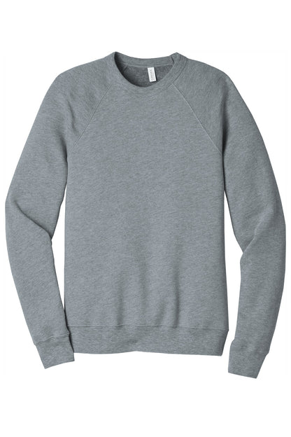 BELLA+CANVAS Unisex Sponge Fleece Raglan Sweatshirt. BC3901