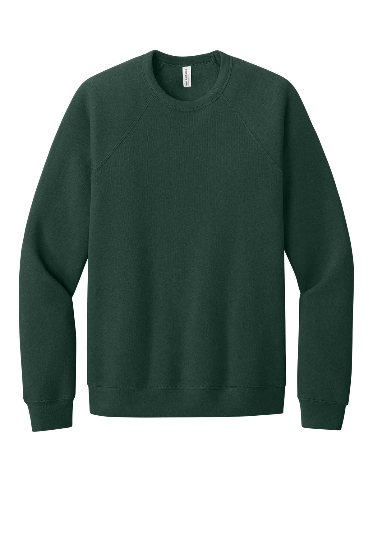 BELLA+CANVAS Unisex Sponge Fleece Raglan Sweatshirt. BC3901
