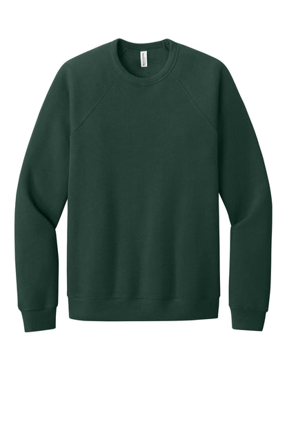 BELLA+CANVAS Unisex Sponge Fleece Raglan Sweatshirt. BC3901