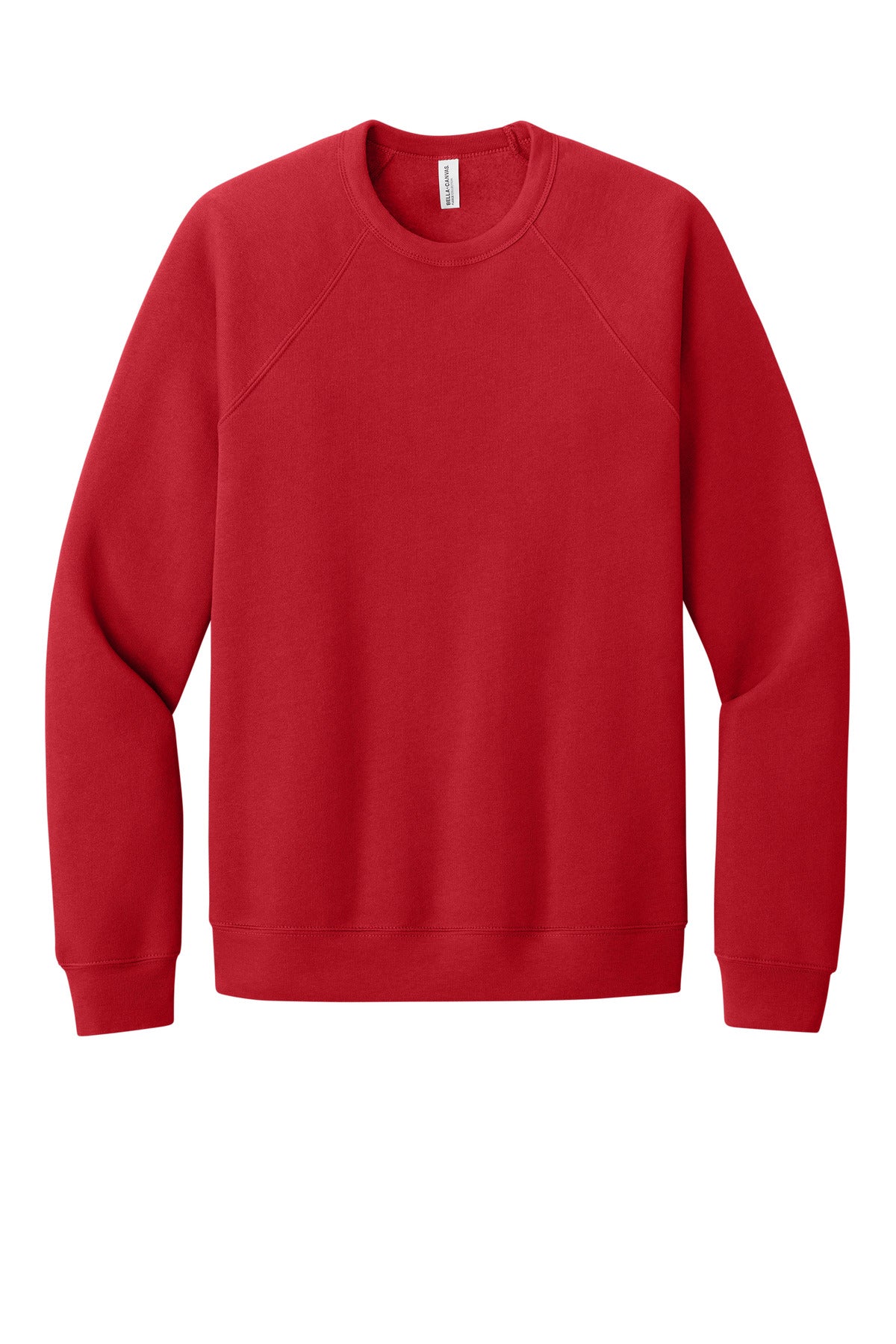 BELLA+CANVAS Unisex Sponge Fleece Raglan Sweatshirt. BC3901
