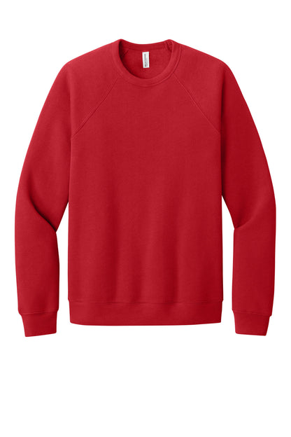 BELLA+CANVAS Unisex Sponge Fleece Raglan Sweatshirt. BC3901