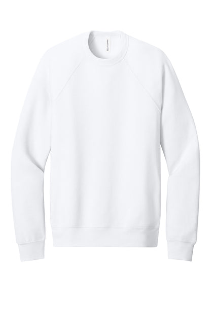 BELLA+CANVAS Unisex Sponge Fleece Raglan Sweatshirt. BC3901