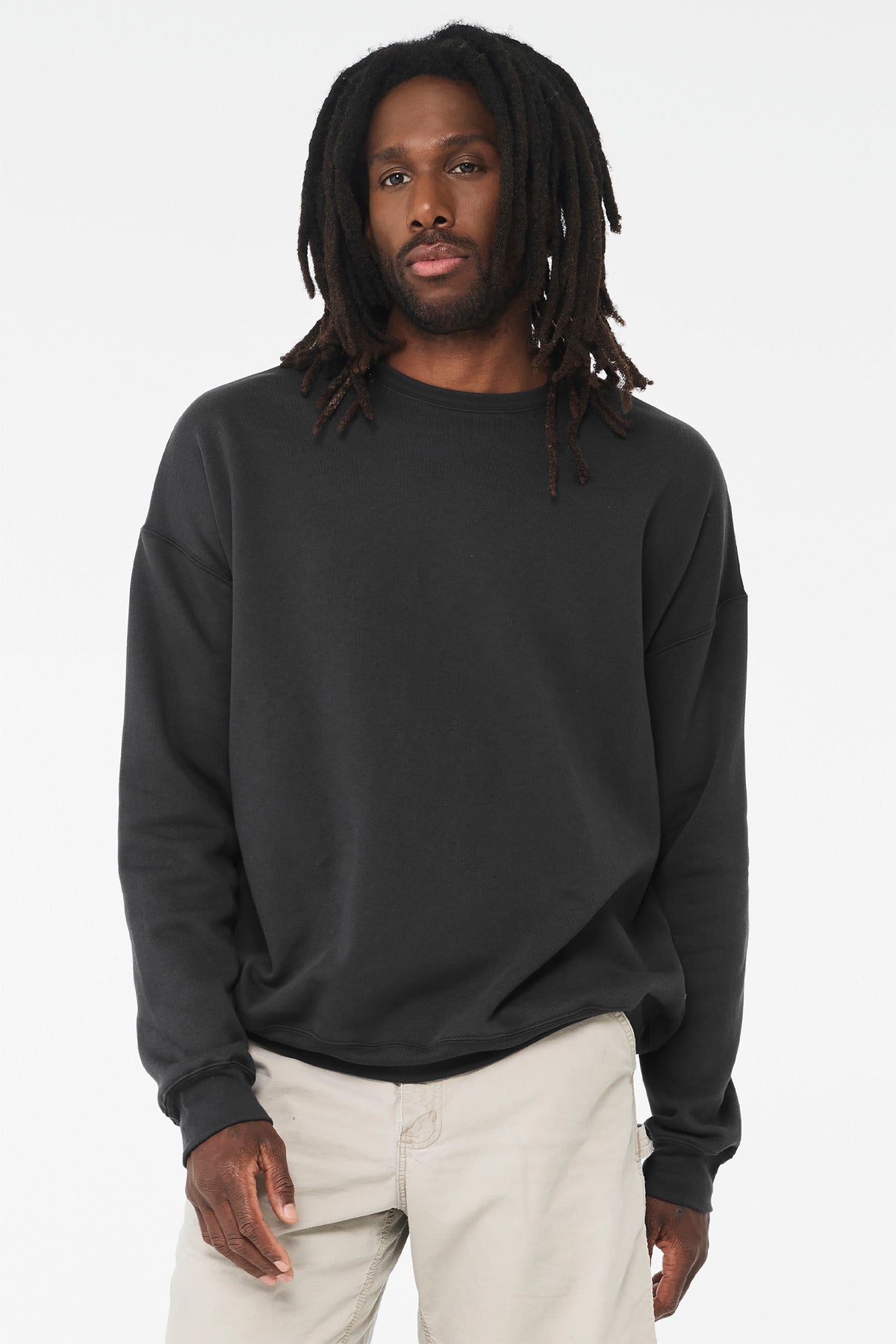 SanMar BC3945_darkgrey_model_front.jpg