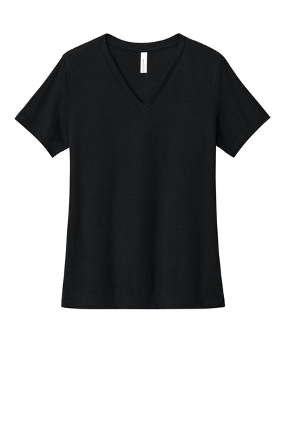 BELLA+CANVAS Women's Relaxed Heather CVC V-Neck Tee BC6405CVC