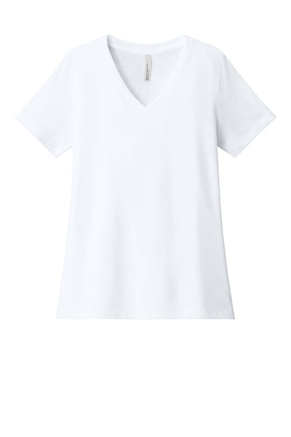 BELLA+CANVAS Women's Relaxed Heather CVC V-Neck Tee BC6405CVC