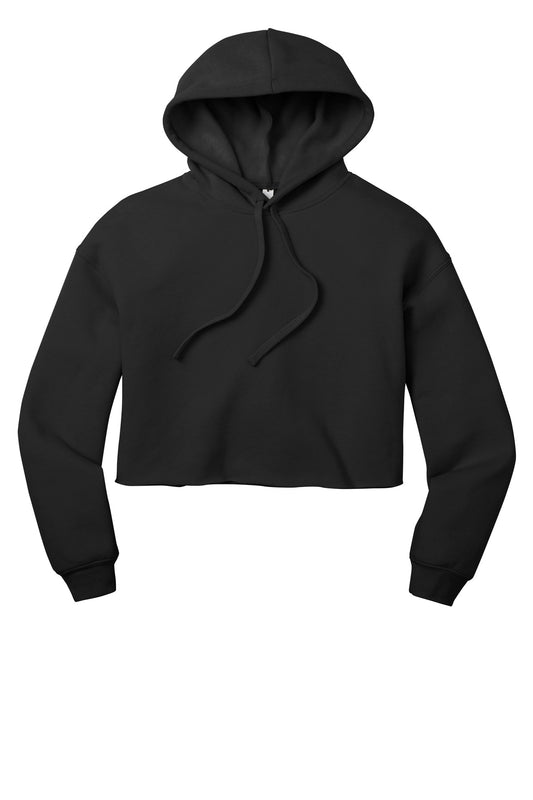 BELLA+CANVAS Women's Sponge Fleece Cropped Fleece Hoodie. BC7502