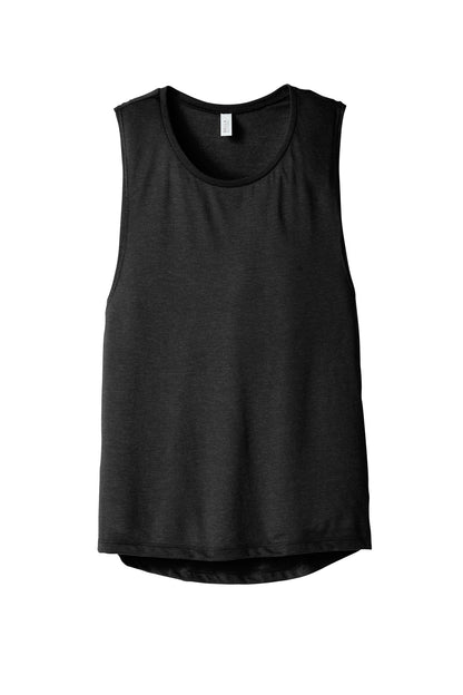 BELLA+CANVAS Women's Flowy Scoop Muscle Tank. BC8803