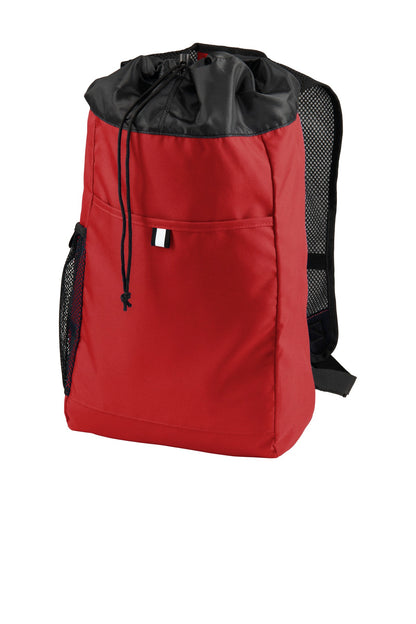 SanMar BG211_chiliredblack_flat_front.jpg